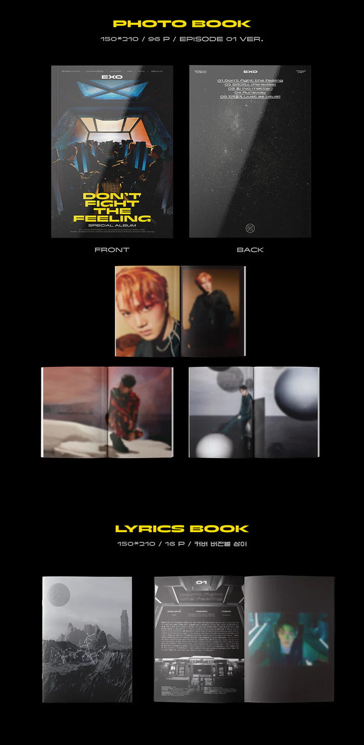 EXO - DON'T FIGHT THE FEELING SPECIAL ALBUM [PHOTOBOOK VER.1]