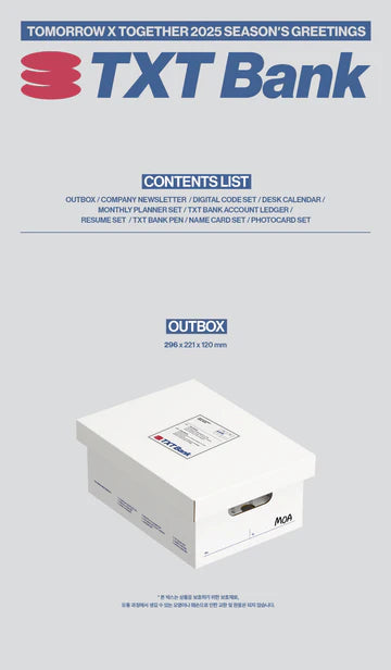 TOMORROW X TOGHETER (TXT) - 2025 SEASON'S GREETINGS [TXT BANK]