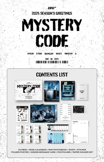 ONF - 2025 SEASON'S GREETINGS [MYSTERY CODE]