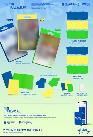 TWICE - THIS IS FOR 4TH ALBUM [POLAROID VER.]