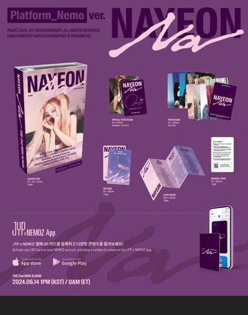 TWICE NAYEON - NA 2ND MINI ALBUM [PLATFORM NEMO VER.]