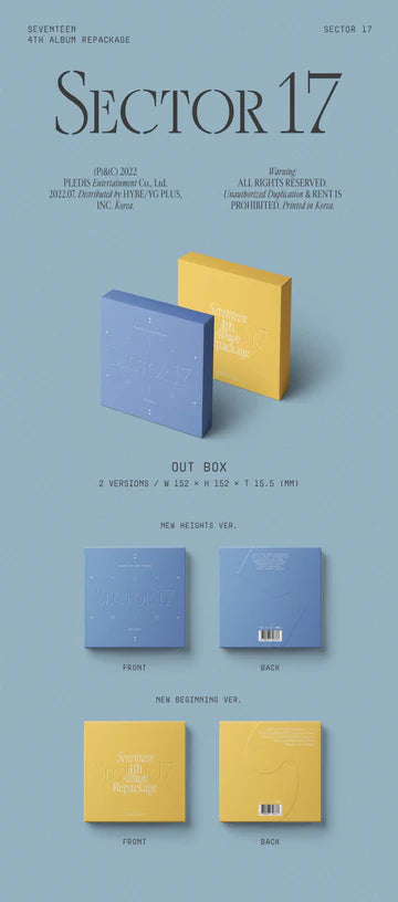 SEVENTEEN - SECTOR 17 4TH ALBUM REPACKAGE