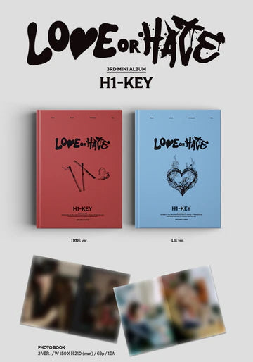 H1-KEY - LOVE OR HATE 3ED MINI ALBUM