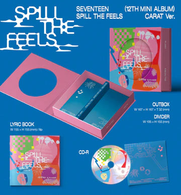 SEVENTEEN - SPILL THE FEELS 12TH MINI ALBUMS [CARAT VER.]