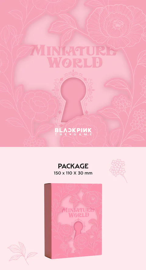 BLACKPINK - LA COLECCIÓN DE TARJETAS FOTOGRÁFICAS DEL JUEGO MUNDO EN MINIATURA