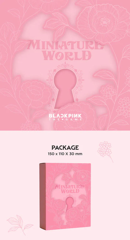 BLACKPINK - LA COLECCIÓN DE TARJETAS FOTOGRÁFICAS DEL JUEGO MUNDO EN MINIATURA