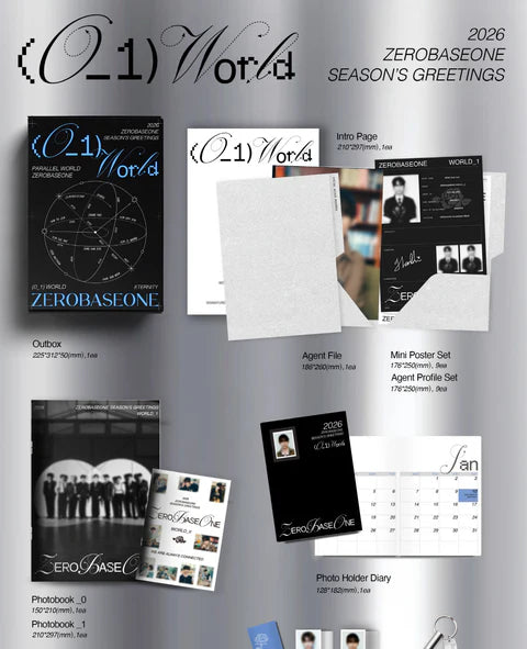 (PRE-ORDER) ZEROBASEONE - 2026 SEASON'S GREETINGS [(0_1) WORLD]