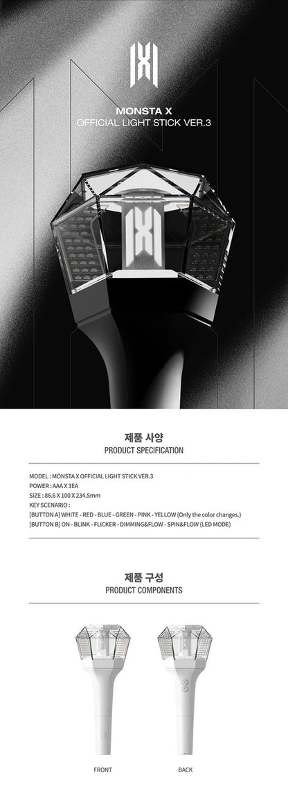 MONSTA X OFFICIAL LIGHT STICK