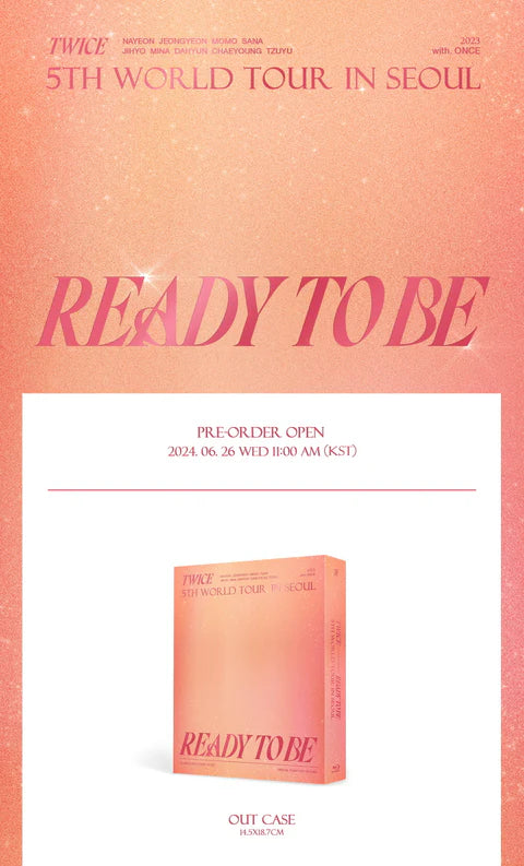 TWICE - READY TO BE 5TH WORLD TOUR IN SEOUL BLU-RAY