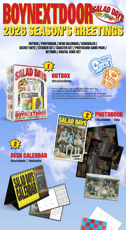 (PRE-ORDER) BOYNEXTDOOR - 2026 SEASON'S GREETINGS [SALAD DAYS]