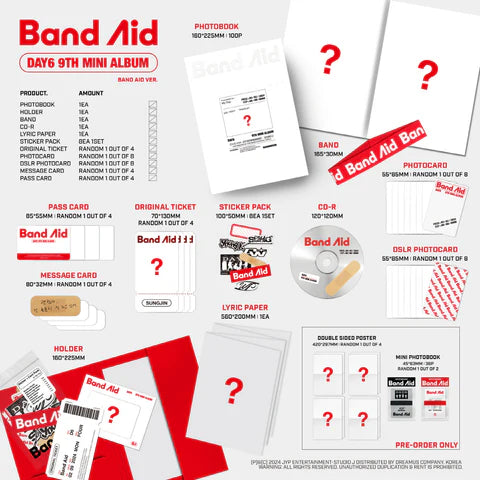 DAY6 - BAND AID 9TH MINI ALBUM