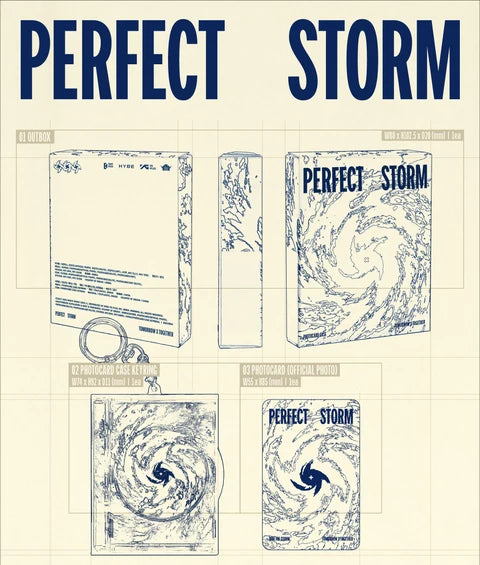 (PRE-ORDER) TOMORROW X TOGETHER (TXT) - PERFECT STORM 9TH MINI ALBUM [PHOTOCARD CASE VER.]