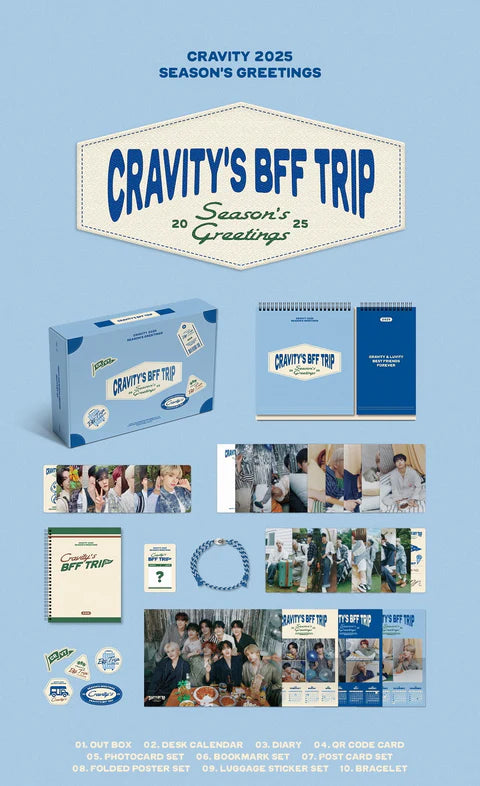 CRAVITY - 2025 SEASON'S GREETINGS [CRAVITY BFF TRIP]