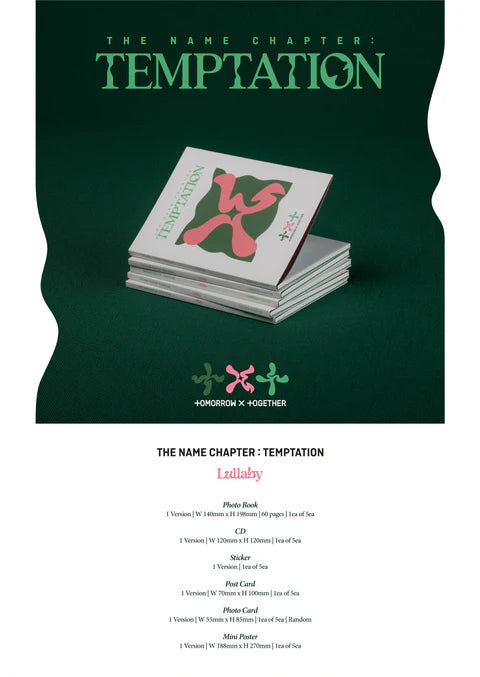 TOMORROW X TOGETHER (TXT) - THE NAME CHAPTER: TEMPTATION 5TH MINI ALBUM [LULLABY VER.]