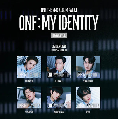 ONF - ONF:MY IDENTITY PART.1 THE 2ND ALBUM [DIGIPACK VER.]