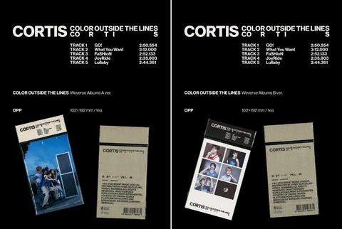CORTIS - COLOR OUTSIDE THE LINES 1ST EP ALBUM [WEVERSE VER.]