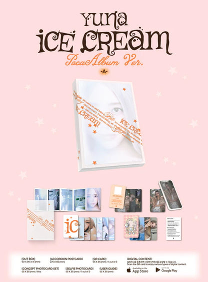 YUNA (ITZY) - ICE CREAM 1.er MINI ÁLBUM [VER. POCAALBUM]