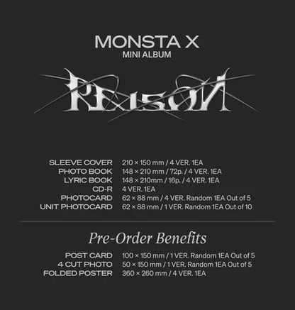 MONSTA X - REASON 12TH MINI ALBUM