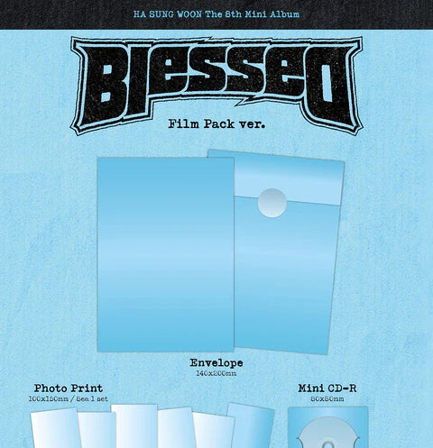 HA SUNG WOON - 8TH MINI ALBUM BLESSED [FILM PACK VER.]