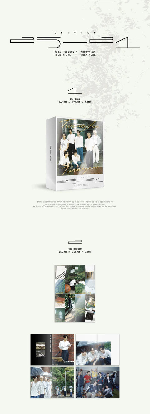 (PRE-ORDER) ENHYPEN - 2026 SEASON'S GREETINGS [25-21]