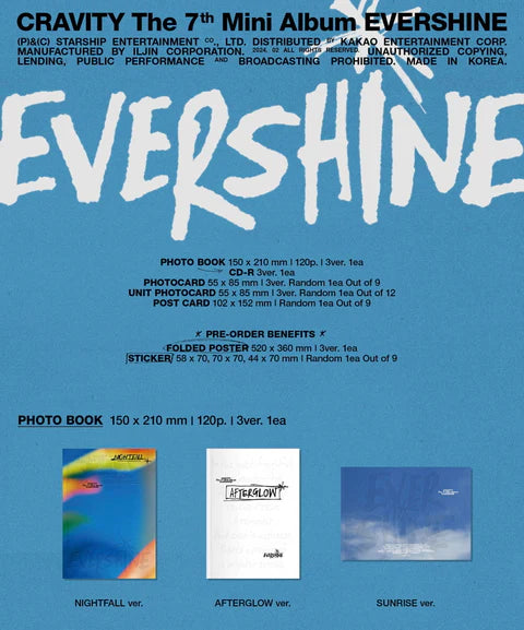 CRAVITY - EVERSHINE 7TH MINI ALBUM