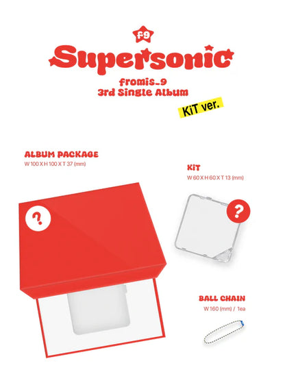 FROMIS_9 - SUPERSONIC 3RD SINGLE ALBUM [KIT VER.]