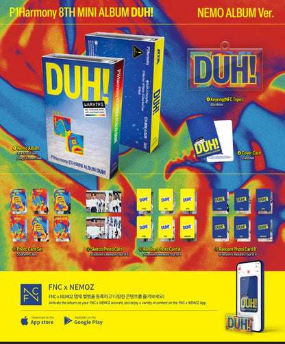 P1HARMONY - DUH! 8TH MINI ALBUM [NEMO VER.]