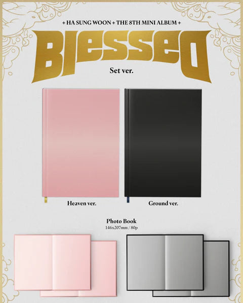 HA SUNG WOON - 8TH MINI ALBUM BLESSED [PHOTOBOOK VER.]