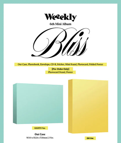 WEEEKLY - BLISS 6TH MINI ALBUM