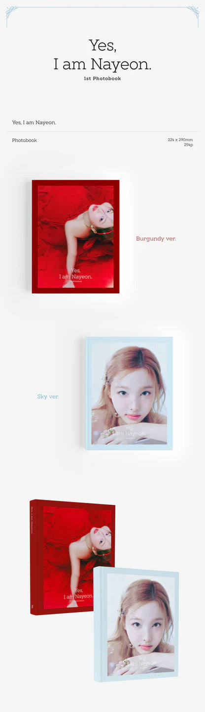 NAYEON (TWICE) - YES, I AM NAYEON 1ST PHOTOBOOK