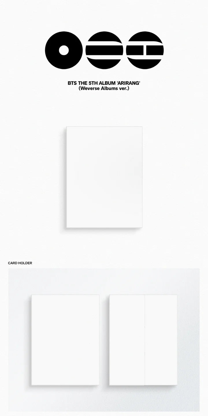 (PRE-ORDER) BTS - ARIRANG 5TH ALBUM [WEVERSE ALBUM VER.]