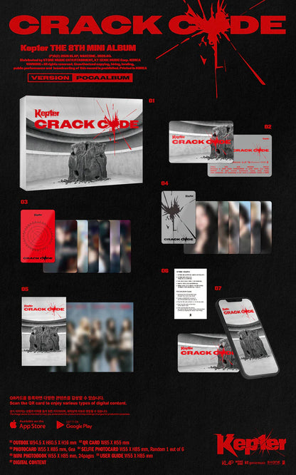 KEP1ER - CRACK CODE 8º MINI ÁLBUM [VERSIÓN POCAALBUM]