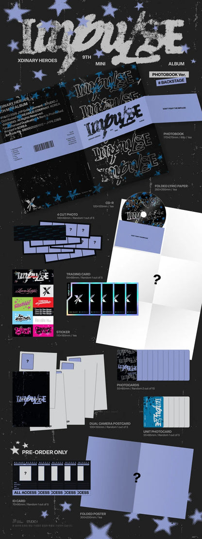 (PRE-ORDER) XDINARY HEROES - IMPULSE 9TH MINI ALBUM
