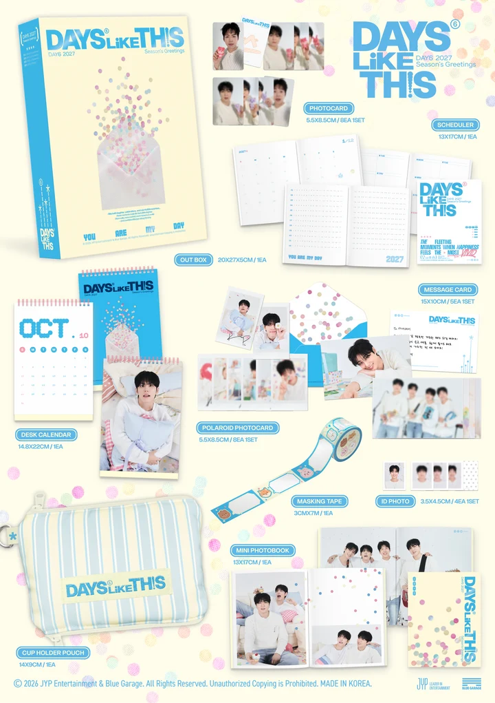 (PRE-ORDER) DAY6 - 2027 SEASON'S GREETING [DAYS LIKE THIS]