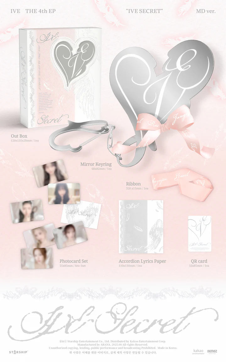 IVE - IVE SECRET 4TH MINI ALBUM [MD VER.]