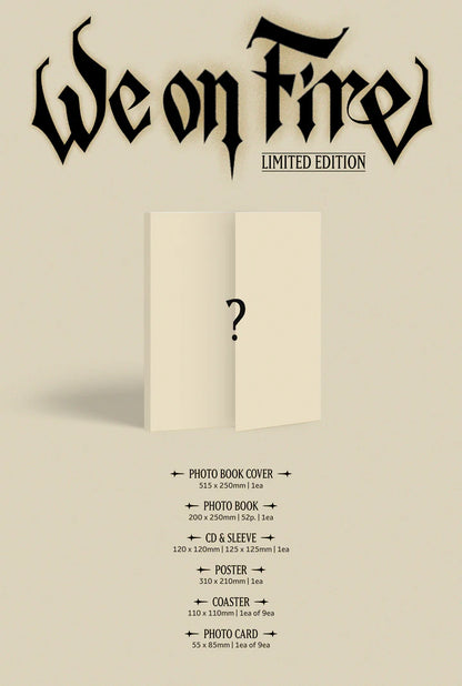 (PRE-ORDER) &TEAM - WE ON FIRE 3RD EP ALBUM [LIMITED EDITION VER.]