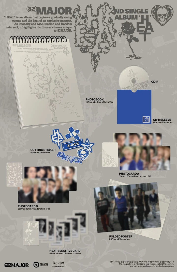 82MAJOR - HEAT 2ND SINGLE ALBUM [PHOTOBOOK VER.]