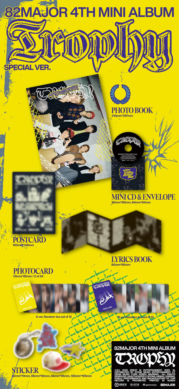 82MAJOR - TROPHY 4TH MINI ALBUM [SPECIAL VER.]
