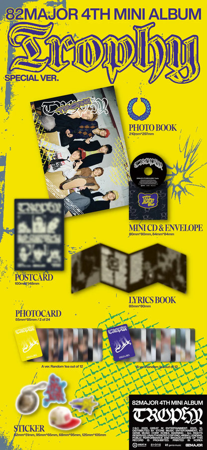 82MAJOR - TROPHY 4TH MINI ALBUM [SPECIAL VER.]