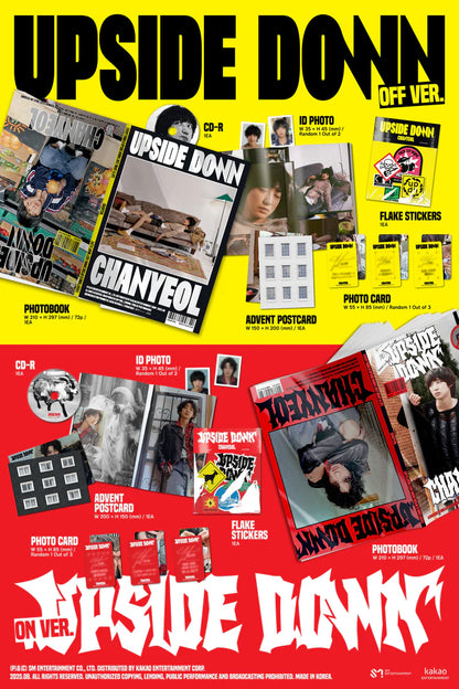 CHANYEOL (EXO) - UPSIDE DOWN 2ND MINI ALBUM [PHOTOBOOK VER.]