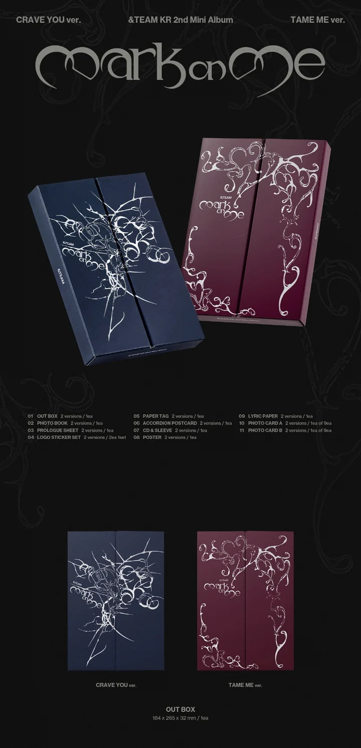 &TEAM - MARK ON ME 2ND MINI ALBUM