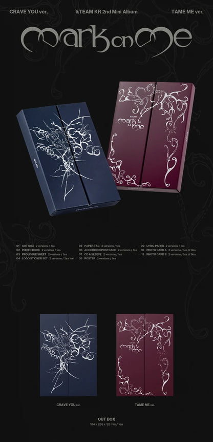 &TEAM - MARK ON ME 2ND MINI ALBUM
