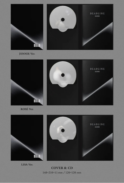 (PRE-ORDER) BLACKPINK - DEADLINE 3RD MINI ALBUM [SILVER VER.]