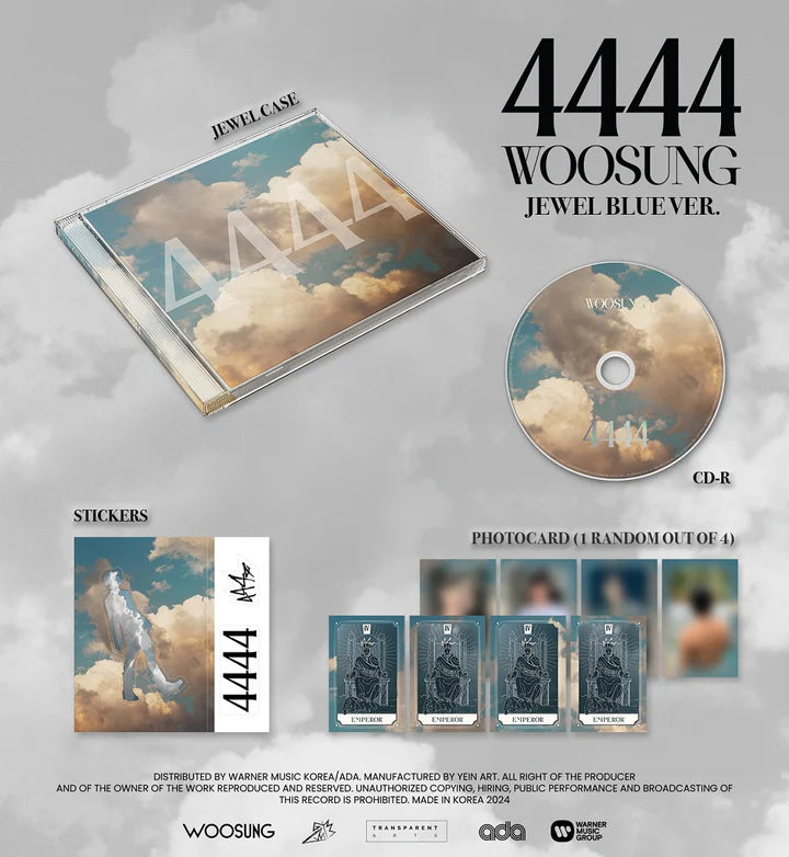 (PRE-ORDER) WOOSUNG (THE ROSE) - 4444 [JEWEL VER.]