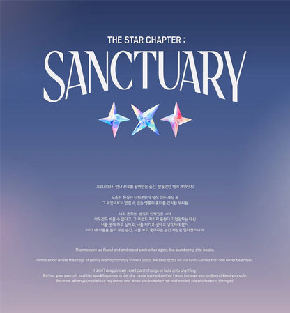 TOMORROW X TOGETHER (TXT) - THE STAR CHAPTER: SANCTUARY ALBUM [WEVERSE VER.]