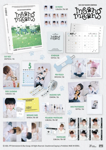 (PRE-ORDER) NEXZ - 2027 SEASON'S GREETING [MEONG MEONG]