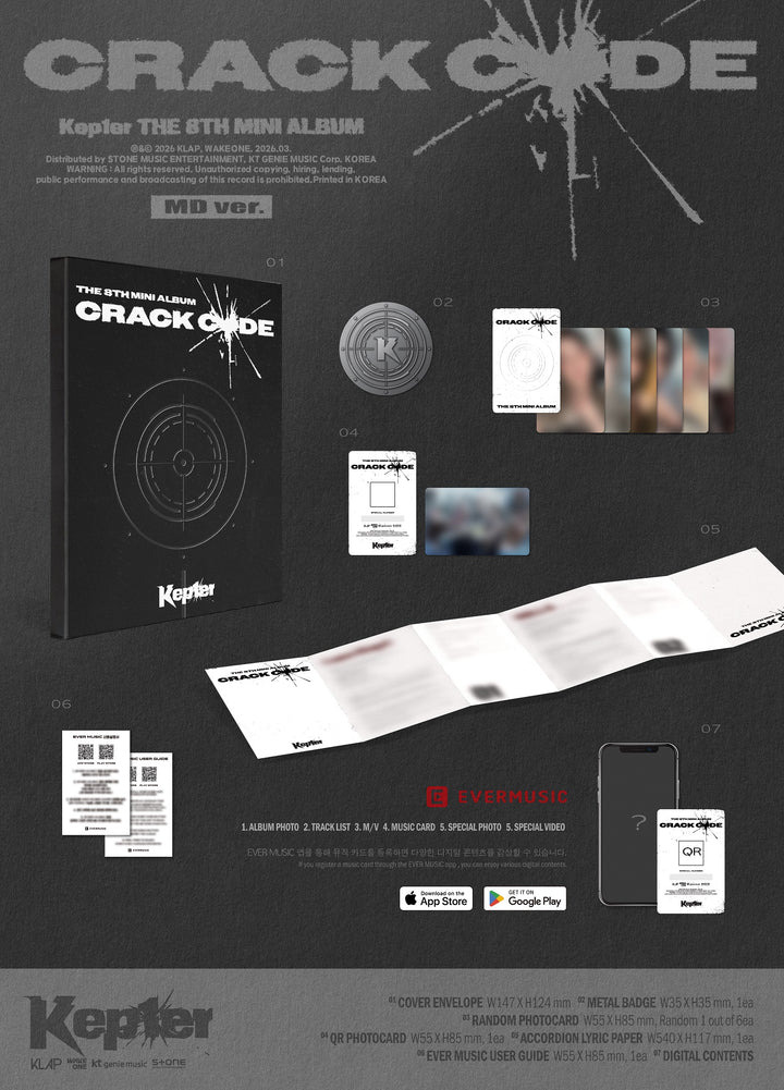 KEP1ER - CRACK CODE 8º MINI ÁLBUM [MD VER.]