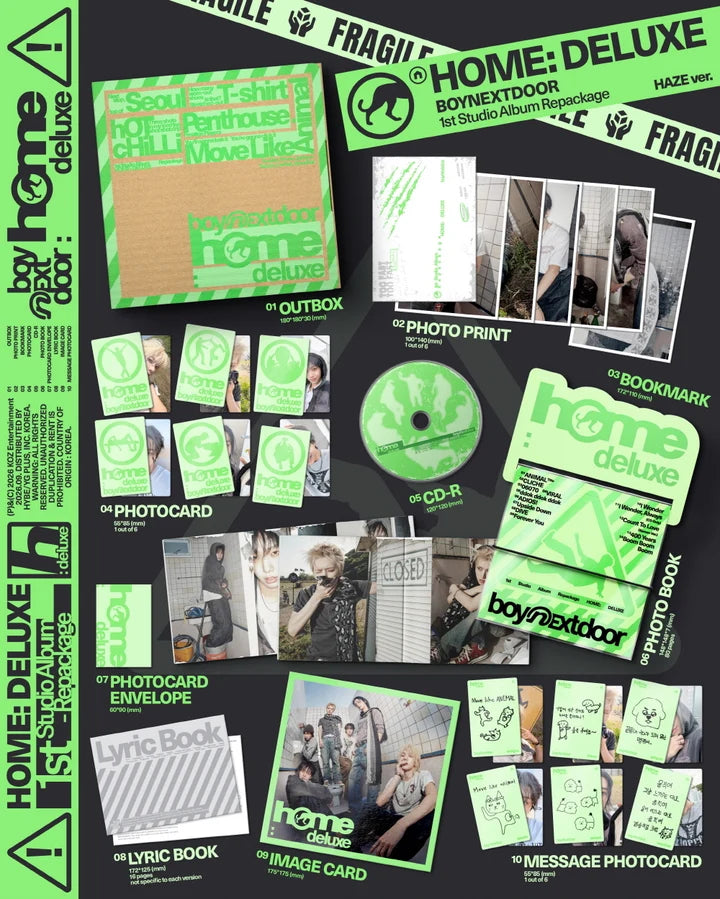 (PRE-ORDER) BOYNEXTDOOR - HOME: DELUXE REPACK 1ST STUDIO ALBUM