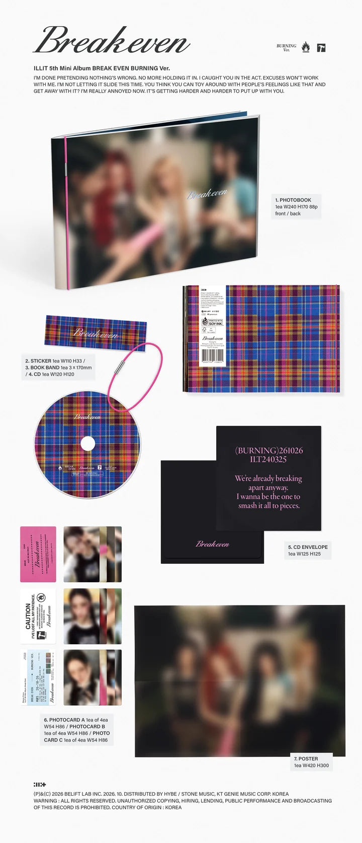 (PRE-ORDER) ILLIT - BREAK EVEN 5TH MINI ALBUM