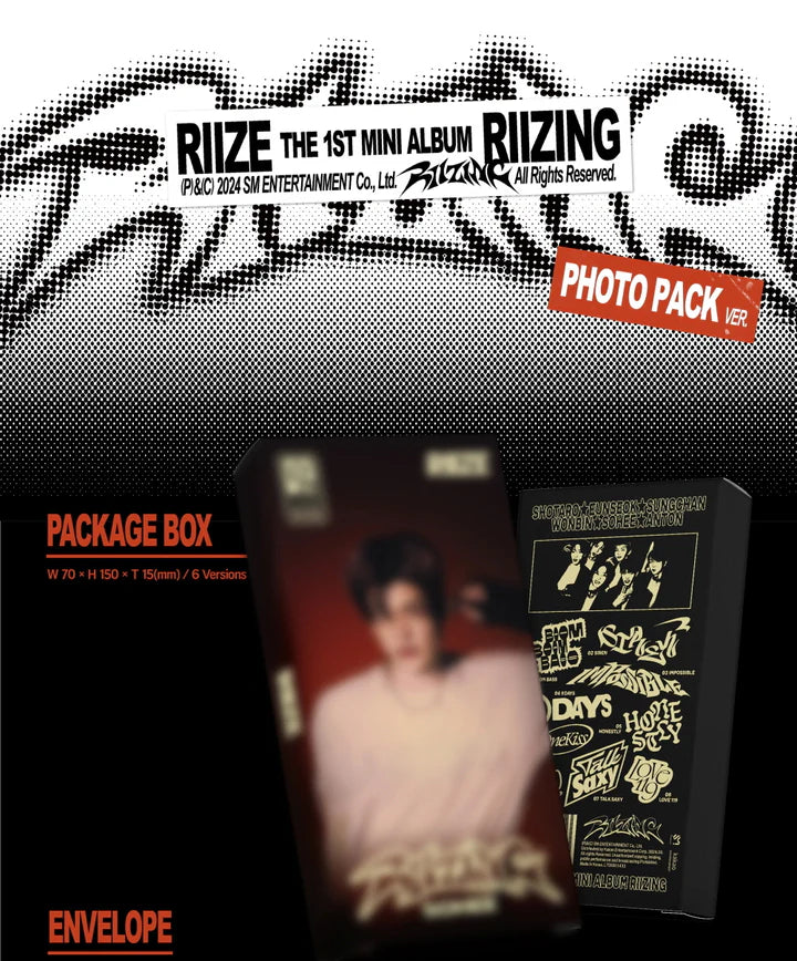 RIIZE - 1ST MINI ALBUM RIIZING [PHOTO PACK VER.]